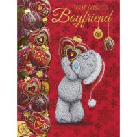 Boyfriend Me to You Bear Handmade Boxed Christmas Card Extra Image 1 Preview